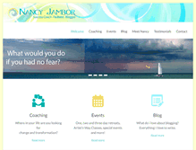 Tablet Screenshot of nancyjambor.com